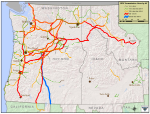 BPA Transmission Map